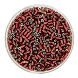 RED GLASS BUGLE 2-CUT 2MM 17G thumbnail