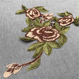 Floral Embroidered Sew-On Motif thumbnail