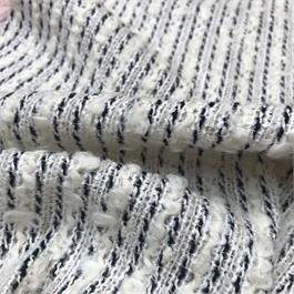 Spanish Ivory And Black Chenille Tweed thumbnail