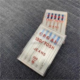 Organ Type 705H/130J Jeans Machine Needles 5pk - #100 thumbnail