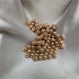 Pracht Waxed Glass Pearl Beads - Beige thumbnail