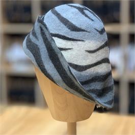 Wool Felt Gradiated Tiger Print Cone Thumbnail Image 1