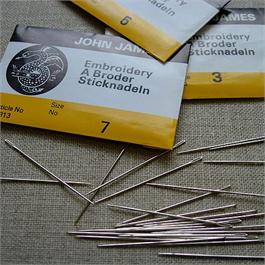 John James Size 7 Sharps Crewels Needles thumbnail