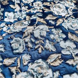 Floral Silk Mix Cloqué, Italian Thumbnail Image 3