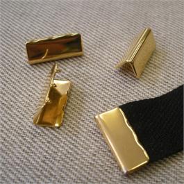 Steel Belt End 15mm - Gold thumbnail