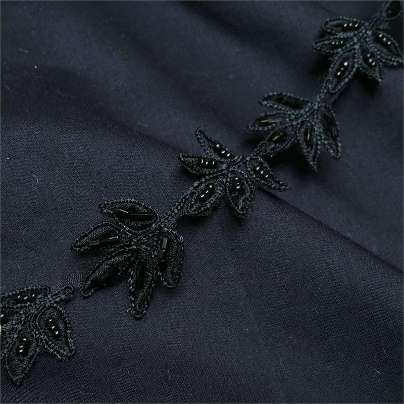 Narrow Beaded Leaf Trim