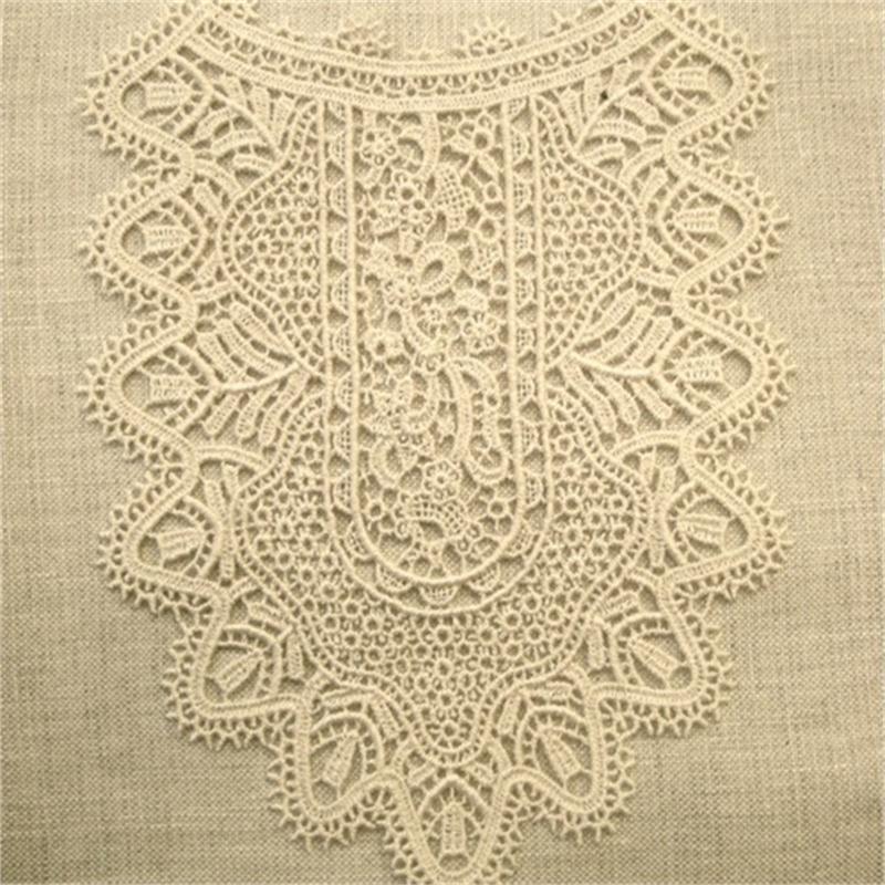 French Cotton Neckline Applique