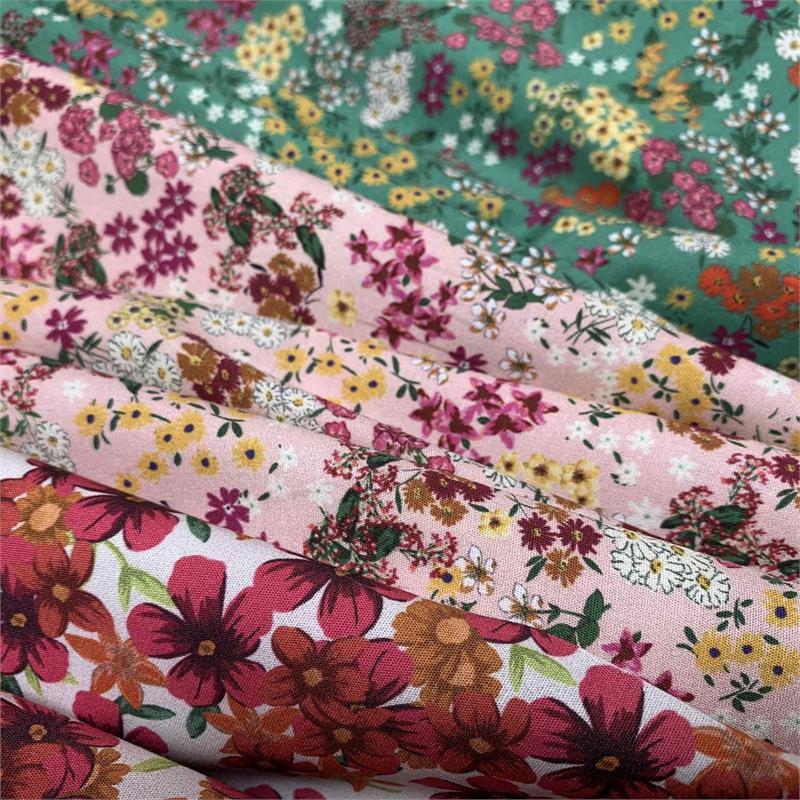 Stretch Floral Shirting