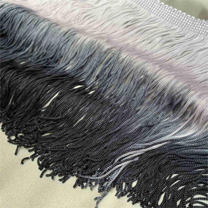 Dip Dyed 2Colour Rayon Fringe